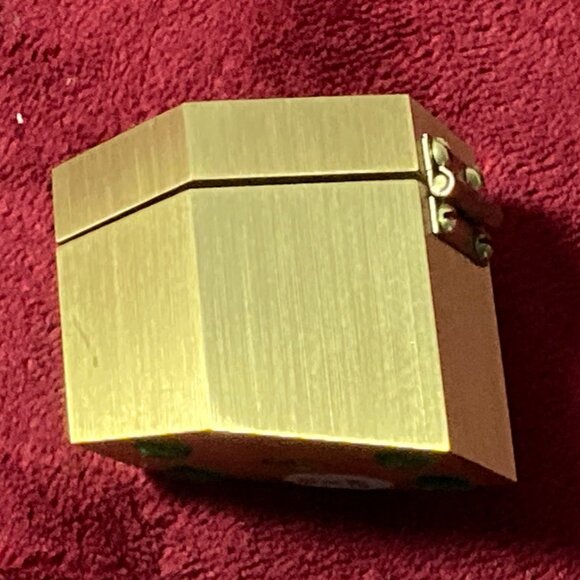 Hartford Insurance Gold Desk Clock Hinged Financial Selco Made in Japan and USA - Picture 11 of 13